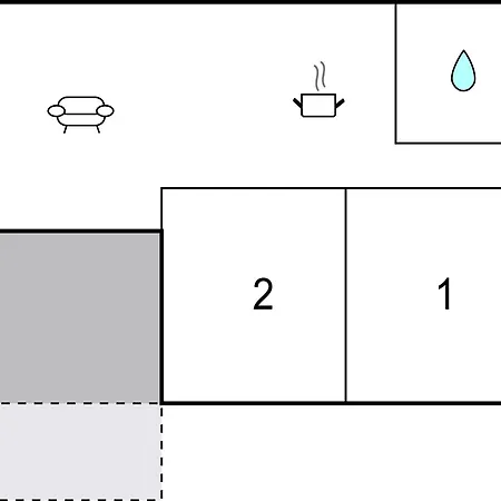 בית נופש 2 Bedroom Beautiful In